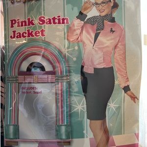 Women’s pink lady costume satin jacket